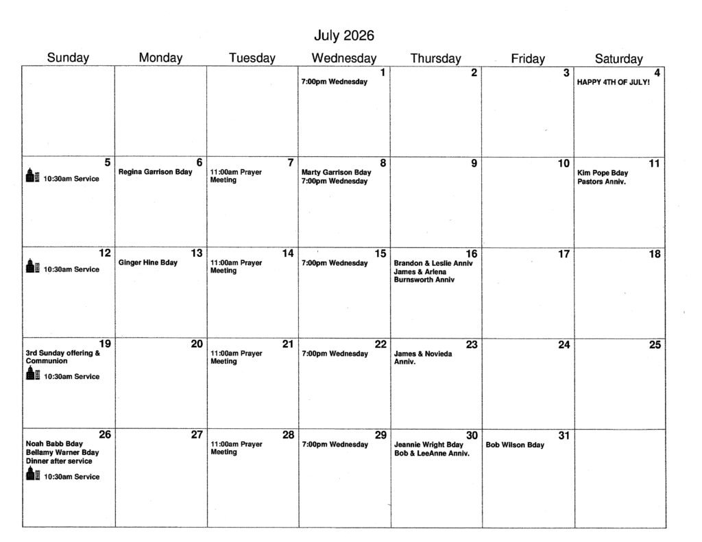 julycalendar